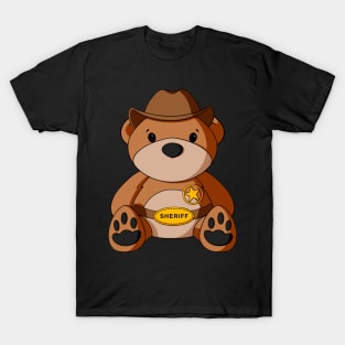 Sheriff Teddy Bear T-Shirt